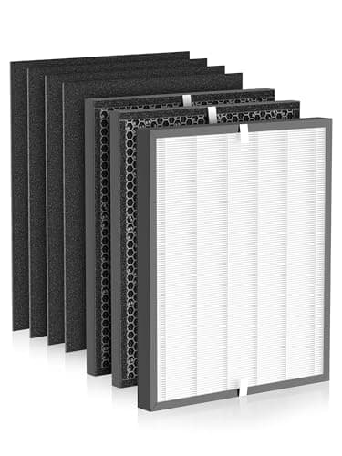 3000 Replacement Filter Compatible with Air Doctor 3000 Air Purifier, 1 Main Filter + 2 Activated Carbon Filters + 4 Pre-Filters,Compare to ADF3001 ADF3002 ADF3003 7-Pack