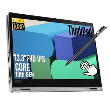 Lenovo ThinkPad L13 Yoga 2-in-1 Laptop 13.3" Full HD Touchscreen Notebook, Intel Core i5-10310U, 16GB DDR4 RAM 512GB SSD, Fingerprint, Windows 11 Pro(Renewed)