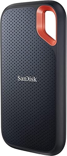 SANDISK 4TB Extreme Portable SSD (Old Model) - Up to 1050MB/s, USB-C, USB 3.2 Gen 2, IP65 Water and Dust Resistance, Updated Firmware - External Solid State Drive - SDSSDE61-4T00-G25