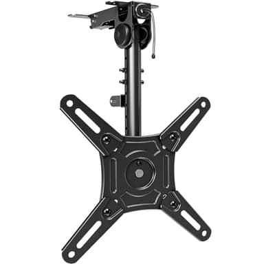 ELIVED Flip Down Ceiling TV Mount for Most 14-40 Inch TVs, Floding TV Mount for Flat and Pitched Roof, Height Adjustable Full Motion tv Bracket 360° Swivel for Patio, Max VESA 200x200mm, up to 22 Lbs