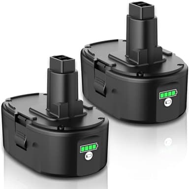 2Pack 8.0Ah Replacement Battery for Dewalt 18V XRP Lithum Battery Compatible with 18 Volt DC9096 DC9098 DC9099 DW9095 DW9096 DW9098 DW9099 DE9039 DE9095 DE9096 DE9098 XRP Cordless Power Tools