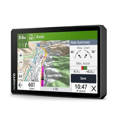 Garmin zūmo® XT3, 4.7” Rugged Motorcycle GPS, Lean Angles, Custom Route Planning, Adventurous Navigation, Group Rides, Garmin Performance Package Plan Option for Drag Racing Timer and Lap time Review