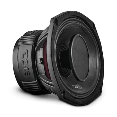 DS18 PRO-HY69.4B 6x9 Water Resistant Hybrid Mid-Range Loudspeaker with 1" Driver 500W Max Power 4-Ohm - Midrange with Compression Driver Horn Great for Motorcycles and All Audio Applications