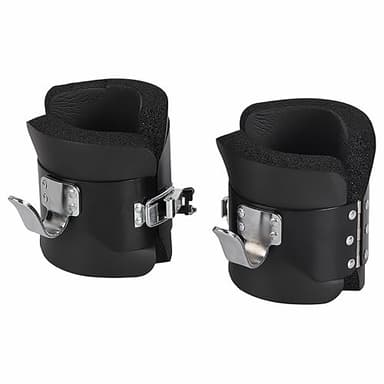BORDSTRACT Anti Gravity Inversion Boots, Hang Up Boots for Stress Relief and Fitness, Solid Steel Frame for Ab Crunch, Abdominal Sit Up, Hooks Bar Therapy, Core Gym Fitness Exerciser