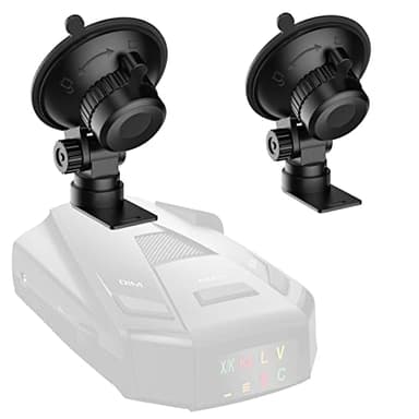 Cobra Radar Mount, Suction Cup Holder for Windshield & Dashboard, Compatible with iRadar ESD SPX RAD 480i 450 380 7800BT Detectors