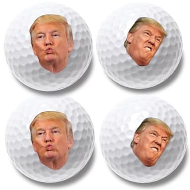botogift 4 Pcs Funny Golf Balls for Birthday, Father’s Day Christmas Novelty Golfer Gift for Dad Coworkers Golfers Golf Lovers - I'm Winning