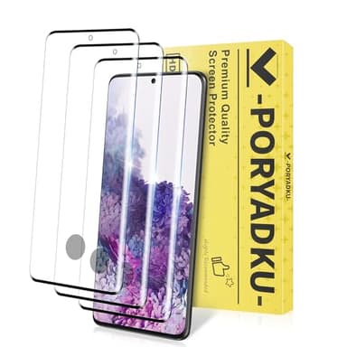 MoShieldwish 3 Pack for Samsung Galaxy S20 Plus Screen Protector, 9H Tempered Glass Full Coverage, Case Friendly, HD Clear, Anti-Scratch, Fingerprint Compatible, Bubble-Free for S20 Plus 5G 6.7”