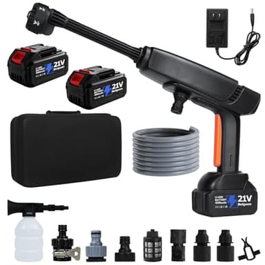 Beiguoo Cordless, Brushless Motor 1450 PSI, 2pcs 4.0Ah Battery