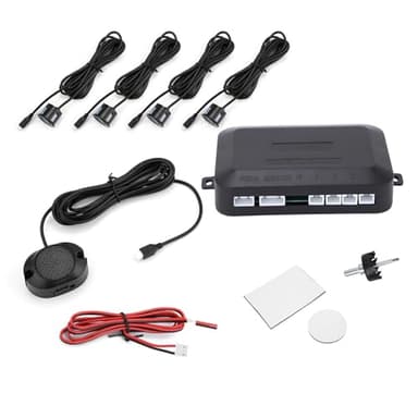 BAFOVY 2. Line Reversing Kit with High Sensitivity and Durable Plastic Build for Car Parking Sensor, Warning System, 3-Level Beep Sound Indicator, for Reverse Collision Avoidance