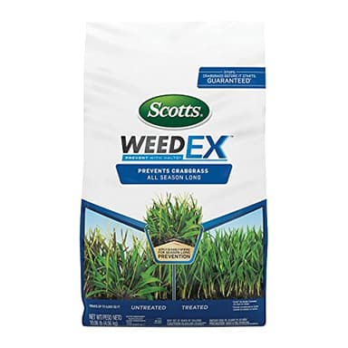 Scotts WeedEx Prevent with Halts - Crabgrass Preventer, Pre-Emergent Lawn Weed Killer, Up to 5,000 sq. ft. of Lawn Care, 10.06 lb.