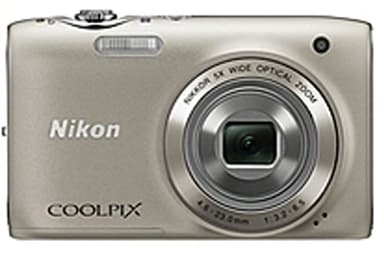 Nikon COOLPIX S3100 14 MP Digital Camera with 5x NIKKOR Wide-Angle Optical Zoom Lens and 2.7-Inch LCD (Silver)
