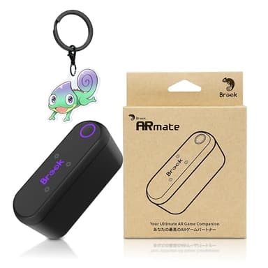 Brook AR Mate Auto Catcher with Keychain – Wearable Pokémon GO Auto Catch & Auto Spin Accessory for iOS, Smart Roam AR Game Device, App Control for iPhone