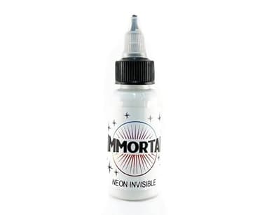 Immortal Tattoo Ink "NEON INVISIBLE" 1/2-oz Bottles -Tattoo Supplies-