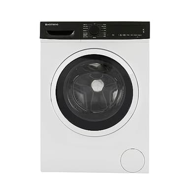West Bend Washer Compact Front Load Washing Machine with 15 Wash Cycles, LED Display, See-Through Door, Stackable and Space-Saving Design, for Apartments, RVs, and Small Spaces, 2.2 Cu.Ft., White