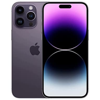 Apple iPhone 14 Pro Max, 512GB, Purple - Unlocked (Renewed)