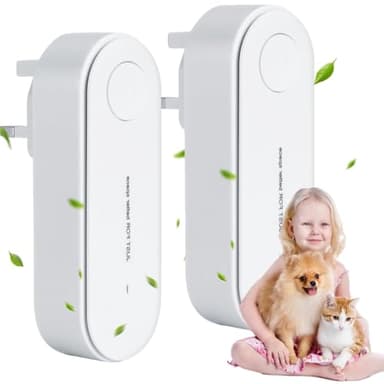 2PCS Magair Air Purifier for Mold, Magair Air Purifier Plug in, Mag Air Purifiers, Magair Ionic Air Purifi-er, Suitable for Bedrooms, Toilets, Living Room, Closets, Pet Room