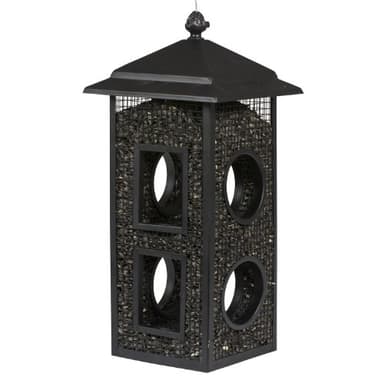 Perky-Pet Fly-Thru Wild Bird Feeder - 2 lb Capacity for Black-Oil Sunflower Seeds - Wild Bird Feeder for Outdoors - Outdoor Decor - B00303