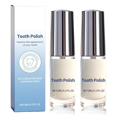 Tooth Polish, 2PCS Tooth Whitening Paint, Instant White Tooth Paint, Gentle & Safe Formula, Portable Oral Care, Safe Formula & Long-Lasting Results