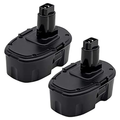 SupeRakita 18V Replacement Battery for DeWALT: 18 Volt 5.0Ah XRP DC9096 Ni-Mh Batteries Compatible with DC9098 DC9099 DW9095 DW9096 DW9098 Cordless Power Tools 2 Packs