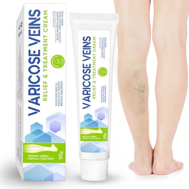 TDZLDM Varicose Veins Treatment for Legs, Varicose Veins Cream to Treat Varicose, Spider Veins & Improves Circulation, Protect Vascular Health, 20g