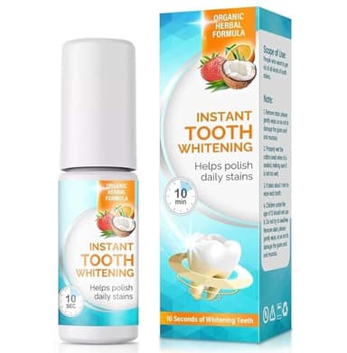 Teeth Whitening Paint - Portable Brightening Tooth Paint for a Confident Smile, Long-Lasting Brightness, Safe & Gentle Formula