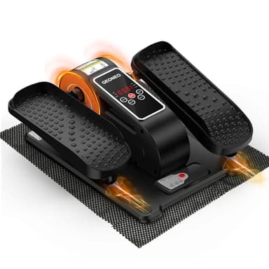 Under Desk Elliptical Machine, Electric Elliptical Leg Exerciser for Senior, Quiet and Compact Electric Seated Pedal Exerciser for Home with Monitor, Remote Control and 12 Adjustable Speeds