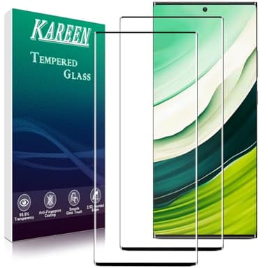 KAREEN 2 Pack Screen Protector for Samsung Galaxy Note 20 Ultra Tempered Glass Film, 3D Full Coverage, 9H Hardness, Anti Scratch, Case Friendly