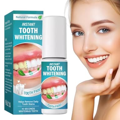 Tooth Paint, Instant Teeth Whitening Paint Kit, White Gel Paint for Teeth, Easy & Fast Get Shiny Teeth, Safe, Assertive Socializing, 1 Count