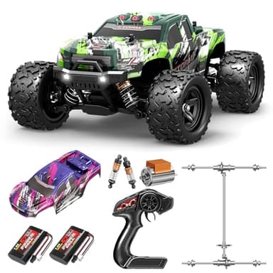 X-TMAGA 1:18 All Terrain RC Car for Adults & Boys (HS18-05), 4WD Off-Road RC Truck High Speed Fast 40+ KPH, 4X4 Waterproof Remote Control Car with 2 Rechargeable Batteries
