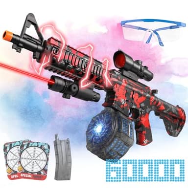 Large Electric Gel Splat Blaster, Automatic and Manual with 60,000 Gels