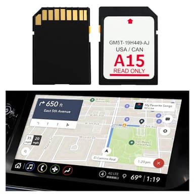 A15 Compatible with Lincoln Ford Navigation SD Card,Latest Version Sync 2 System SD Card of GPS Navigator for Car OEM GM5T-19H449-AJ,Car in-Dash Navigation GPS Units Map Card
