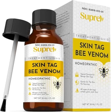 SupreH Fast-Acting Bee Venom Wart Skin Tag Remover for Men and Women 20 Ml
