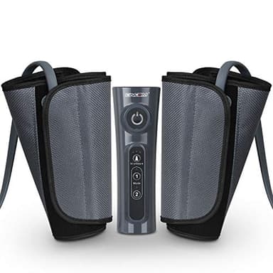 CINCOM Leg Massager for Circulation and Pain Relief, Air Compression Calf Massager with 2 Modes 3 Intensities Helpful for RLS Edema and Muscle Soreness