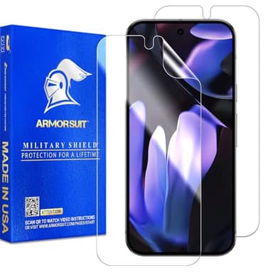 ArmorSuit 2 Pack for Google Pixel 9 Pro XL Screen Protector Case Friendly MilitaryShield HD Clear Film - Made in USA