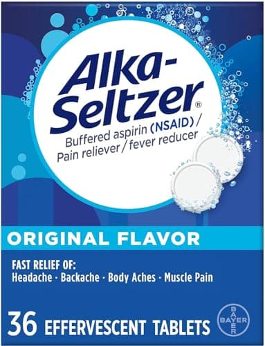Alka-Seltzer Original Effervescent Antacid Tablets 36 Ea