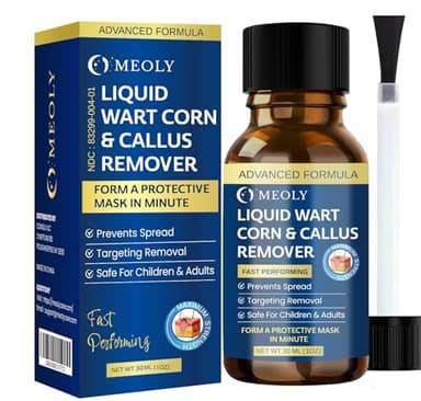 MEOLY Fast-Acting Wart Remover Freeze Off : Salicylic Acid Wart Remover for Plantar Wart, Corn Freeze Off Fast-Acting for Men and Women 30 ML