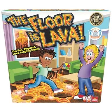 Goliath The Original The Floor is Lava! Game by Endless Games - Interactive Game For Kids And Adults - Promotes Physical Activity - Indoor And Outdoor Safe - Classic Edition