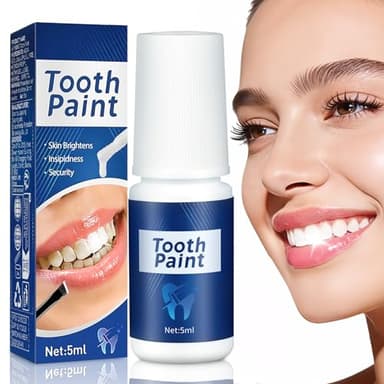 Tooth Paint -Instant Teeth Whitening Paint for Yellow Teeth, Smokers and Coffee Lovers, Creates a Dazzling White Smile in Minutes