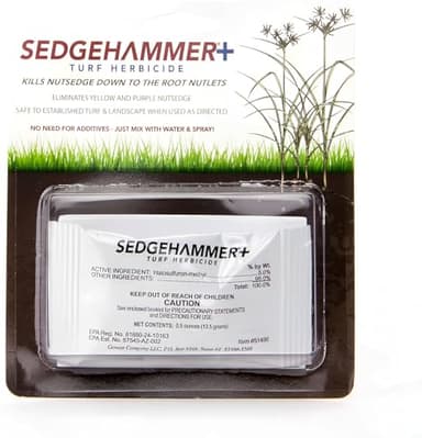 Sedgehammer Sedgehammer Plus Turf Solution 13.5grams – Powerful Nutsedge Control for Lawns, Golf Courses, & Sports Fields – Reliable Vegetation Management Solution