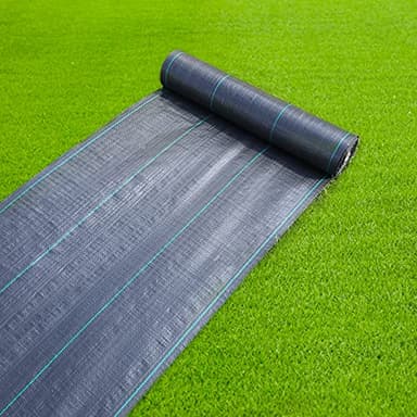 GDNaid 3ftx100ft Weed Barrier Landscape Fabric Heavy Duty, 3.2oz Weed Barrier Fabric, Easy Setup Woven Garden Landscaping Fabric